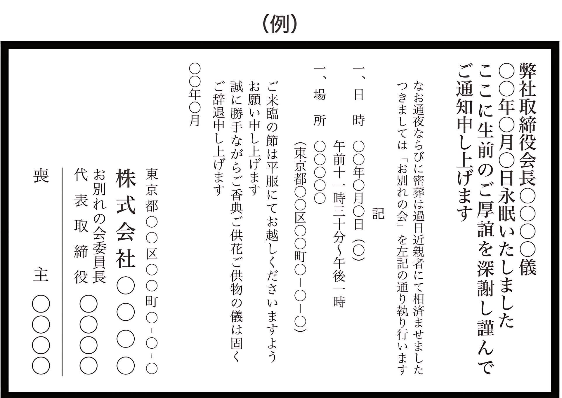 新聞の訃報広告（有料）