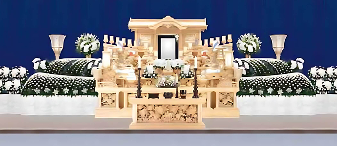 白木祭壇