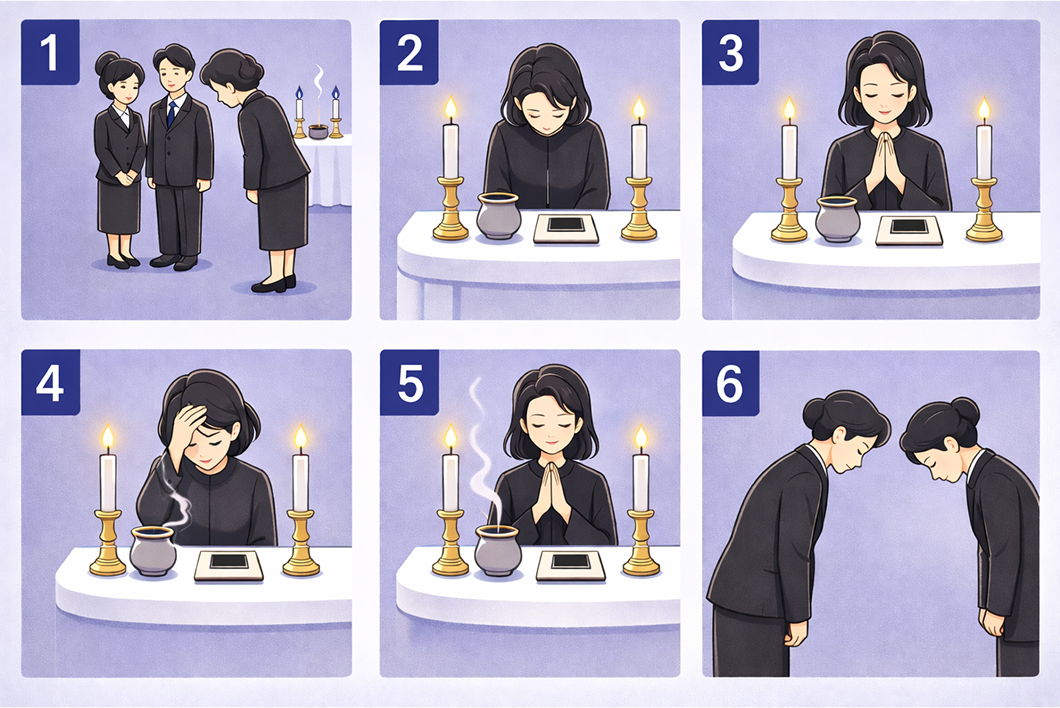 仏式の作法（焼香）