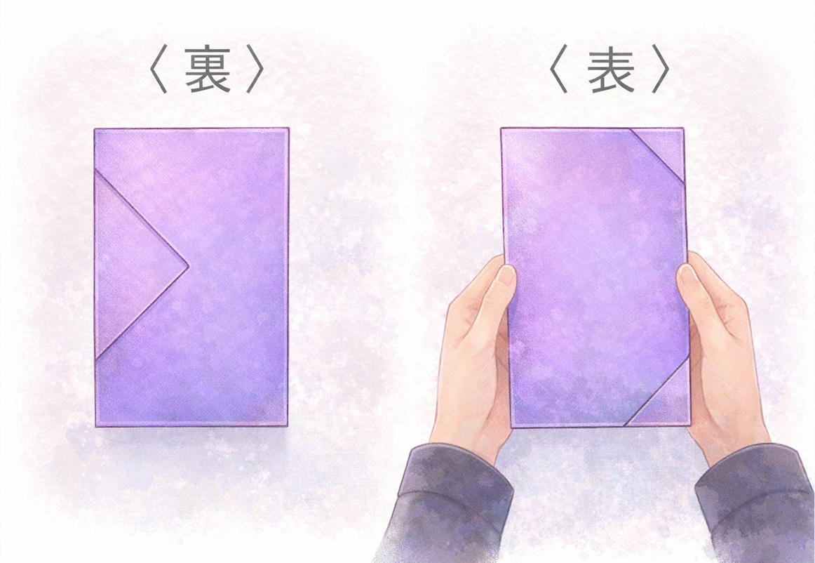 正しいふくさの包み方