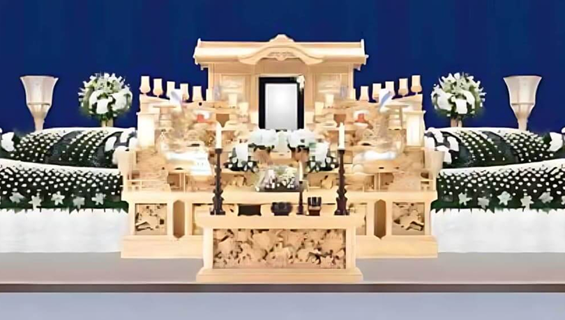 伝統と格式ある白木祭壇