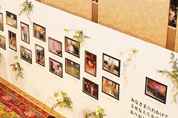 創業以来、常に先頭に立ち社員と一緒に頑張ってこられた思い出とともに